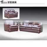 Fashionable Genuine Modern Leather Sofa Made in China thumbnail-1