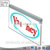 Outdoor Clear Acrylic Hanging Led Display Board