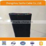 Copper Conductor Submersible Pump Cable Flat Rubber Cable
