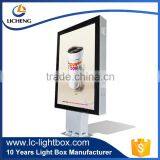 single/double side outdoor scrolling standing light box for promotion