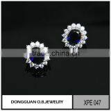 Small Quantity Order Zircon Earring Fashion Fancy Stud Earring thumbnail-5