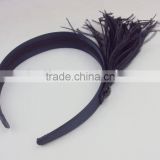 feather diamond hair band accessory