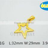 Olivia 2016 New Fashion Modern 304 Stainless Steel Boat Hook Shape Big Size Pendant thumbnail-4