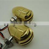 Motorcycle Cafe Racer Brass Grille Turn Light for Harley Davison thumbnail-3