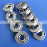 SFR4ZZ Bearings 1/4 x 5/8 x 0.196 Inch Stainless Steel Flanged Ball Bearings SFR4-2Z