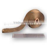 Titanium Exhaust Header Pipe Heat Wrap 10m thumbnail-3