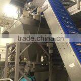 Food Grade PVC Belt With Baffle Climbing Conveyor for Nuts
