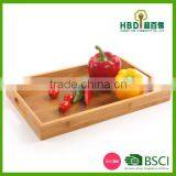Best Selling 3pcs Bamboo Food Serving Tray Bamboo Kitchen Tray thumbnail-4