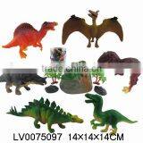 2015 Novelty 4" Plastic Dinosaur Toys ,animal Toys Shantou 6 in 1 thumbnail-2