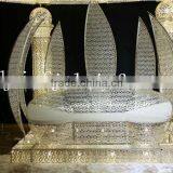 White Wedding Events Chairs for Bride and Groom thumbnail-1