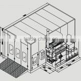CE High Quality Low Price Spray Booth GS-500 thumbnail-3