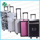 Trolley Cosmetic Case PVC Make up Case Zebra Cosmetic Case thumbnail-1