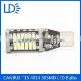 Wholesale New Desigh Free Canbus 12v T15 4014 Car Led 30 Smd Auto Bulb Led Tail Light thumbnail-5