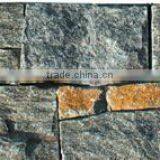 High Quality Green Quartz Wall Panel Interlocking Stones thumbnail-2