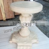 Inlay Marble Table Base, Stone Table Base