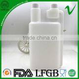 Hot Sale Flat 1000ml Twin Neck Plastic Bottle With Screw Cap