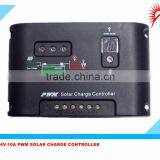 2015 Hot sale 12 24V PWM Solar Charge Controller 10A