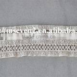 High Quality Design Lace in 7.2cm 100% Cotton Embroidery Running Yardage for Sale thumbnail-2
