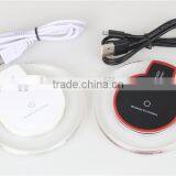 OEM ORDER WELCOME QI WIRELESS CHARGER PAD STAND QI WIRELESS CHARGER PAD WITH LCD LIGHT FOR GALAXY S7 EDGE TRANSMITTER thumbnail-4