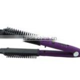 2 in 1 Hair Straightener&Curler Brush