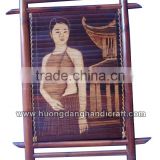 Nice design natural bamboo painting from Vietnam
