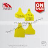 Yellow Ear Tag78*56 mm TPU Material Ear Tag thumbnail-1