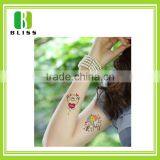 Popular Non-toxic Glitter Fashion Design Skin Safe Water Transfer Body Waterproof Colorful Temporary Tattoo Sticker thumbnail-3