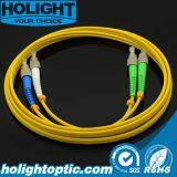 FC APC to FC PC Duplex Singlemode Fiber Optic Patch Cord thumbnail-2