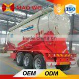 Double Compartment Bulker Cement Truck Trailer , Bulk Cement Tank Trailer thumbnail-2