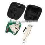 2 Button Compelete Remote Flip Key Fob With Chip TFor PEUGEOT 206 thumbnail-2