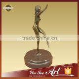 Nude Dancing Girl Bronze Sculpture thumbnail-3