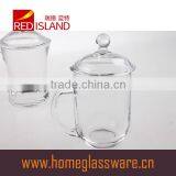 300ml High Clear Crystal Glass Stein With Handle 2016 Hot Selling thumbnail-1