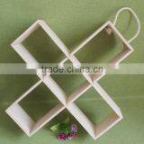 Changeable Multifunctional Professional Design Portable DIY Wood Wine Box Adjustable Wood Wine Rack With Top Handle thumbnail-6