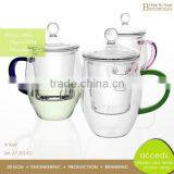 Handcrafted High Quality Ti-Borosilicate Lead-Free Glass Tea Pot thumbnail-3