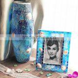 Floor Standing Glass Mosaic Flower Vases