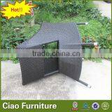 UV Resistant Outdoor Furniture Garden Poly Rattan Table and Chairs thumbnail-5