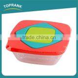 Various Shapes 3pcs Vegetables Fruits Fresh Container Plastic Crisper Box for Food thumbnail-1