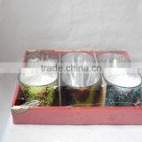 Colored Scented Candle in Glass Jar Luxury With Box thumbnail-3