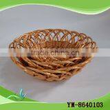 Natural Material Woven Wicker Chinese Willow Basket thumbnail-1
