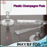 NBRSC Promotional Disposable Party Plastic Champagne Goblet Flute Wine Glasses thumbnail-5