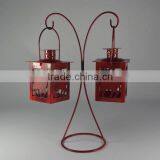 Metal Stand With Two Christmas Deer Lantern thumbnail-5
