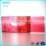 Slide Lid Acrylic Napkin Box, Top Sliding Lucite Tissue Box, Plexiglass Serviette Box thumbnail-6