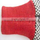 DDSAFETY 2017 Red Knit Wrist Canvas Working Safety Glove High Quality White Polka Dot Glove thumbnail-4