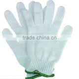 Poly Cotton Knitted Gloves Work Gloves/white Cotton Gloves From Guanghzou Supply