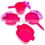 Wholesale Funny Plastic Mini Food Toy & Dishes Set Pots, Pans, Plates, Eggs, Dessert, Meat, Pantry, Cookware, Utensils, Tray thumbnail-3