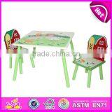 Lovely Wooden Table and Chair Toy for Kids,wooden Toy Table and Chair Set for Children,cute Wooden Table and Chair W08G129 thumbnail-6