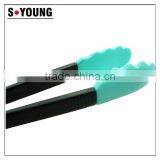 14029 New Style Kitchen and Barbecue Grill Tongs Silicone Plastic Handle Food Tong thumbnail-5