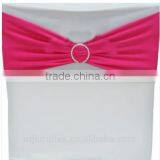 Wedding Spandex Chair Band Chair Sash With Diamond Buckle thumbnail-2