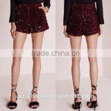 Nice Design High Waisted Girls Sequin Shorts Wholesale thumbnail-6