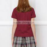 College Student Summer Girls British Academy Short Sleeve T-Shirt thumbnail-5